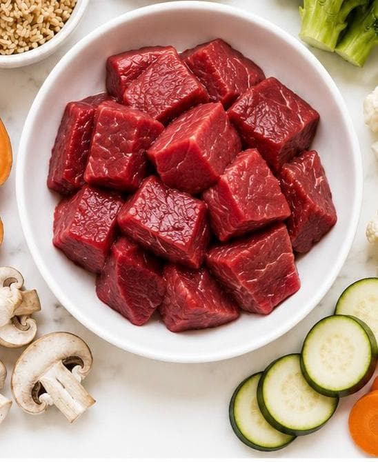 Beef recipe — Paw-a-licious homemade dog food